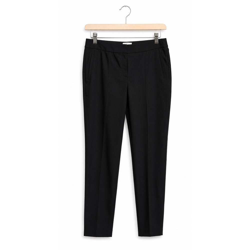 Chicos So‎ Slimming Black Ankle Pants Womens 3 XL 16 Stretch Tapered Career Wear